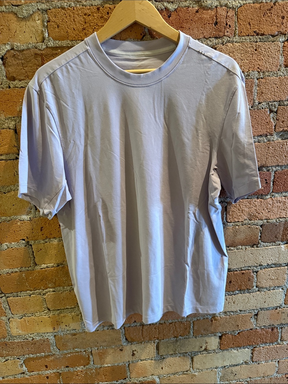Lulu Zeroed In Men's Lavender Crew Neck T-Shirt